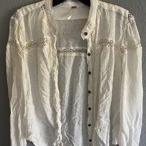 Button down white blouse